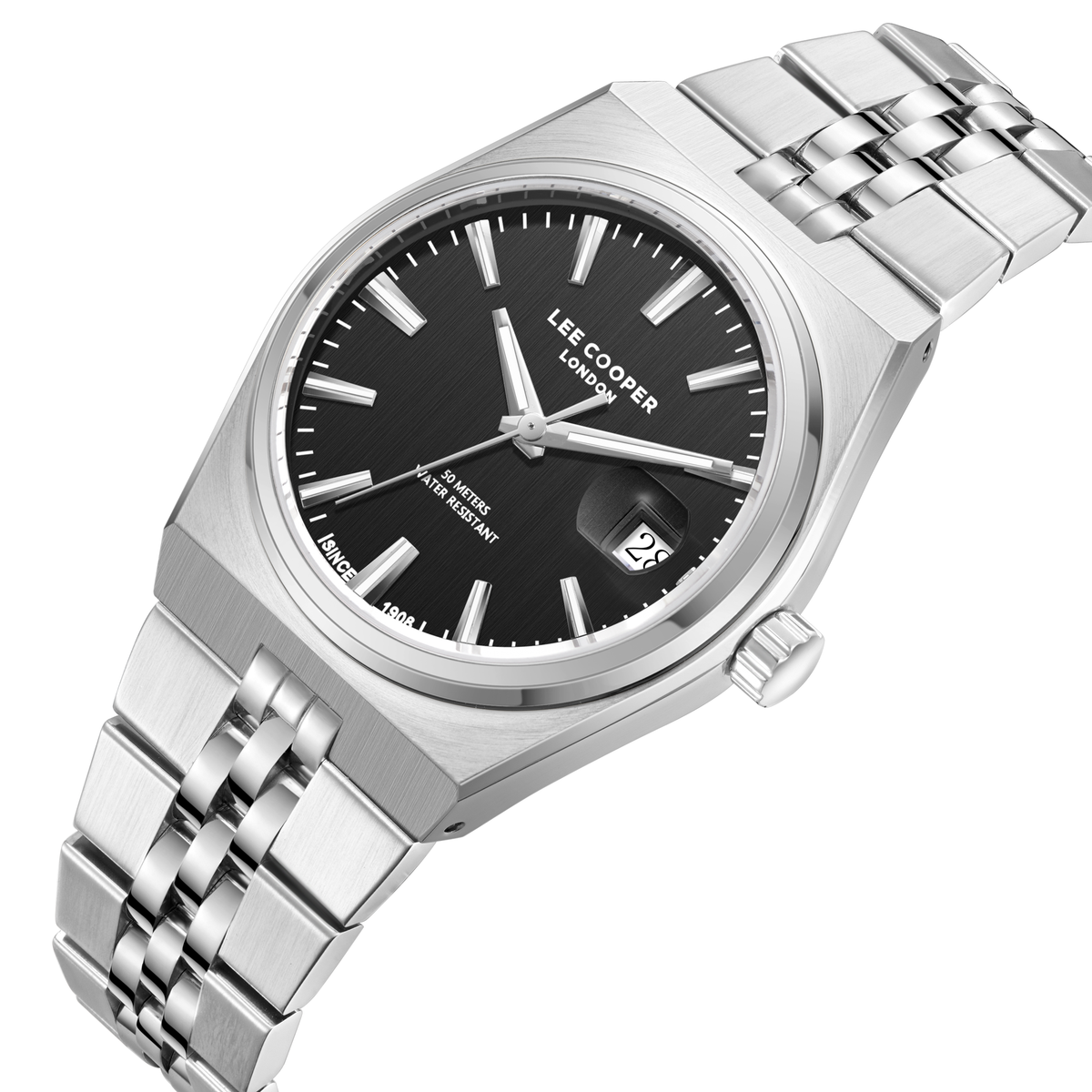 Lee Cooper Men's Super Metal Silver Watch LC08397.350