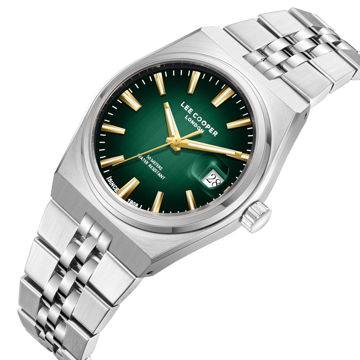 Lee Cooper Men's Super Metal Silver Watch LC08397.370