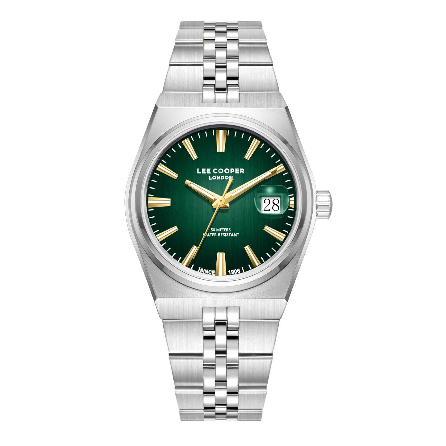 Lee Cooper Men's Super Metal Silver Watch LC08397.370