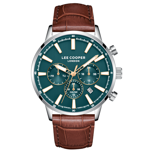 Lee Cooper Men's Super Metal Brown Watch LC08401.392