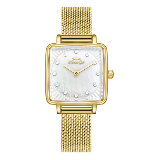 Slazenger Women's Stainless Steel MOP Watch SL.9.2255.3.02