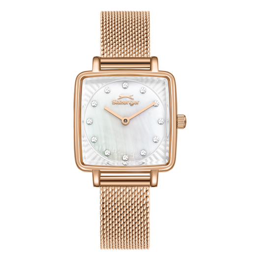 Slazenger Women's Stainless Steel MOP Watch SL.9.2255.3.03