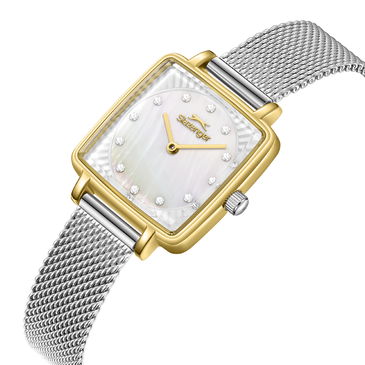 Slazenger Women's Stainless Steel MOP Watch SL.9.2255.3.09