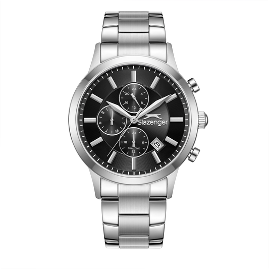 Slazenger Men's Stainless Steel Black Watch SL.9.2264.2.05
