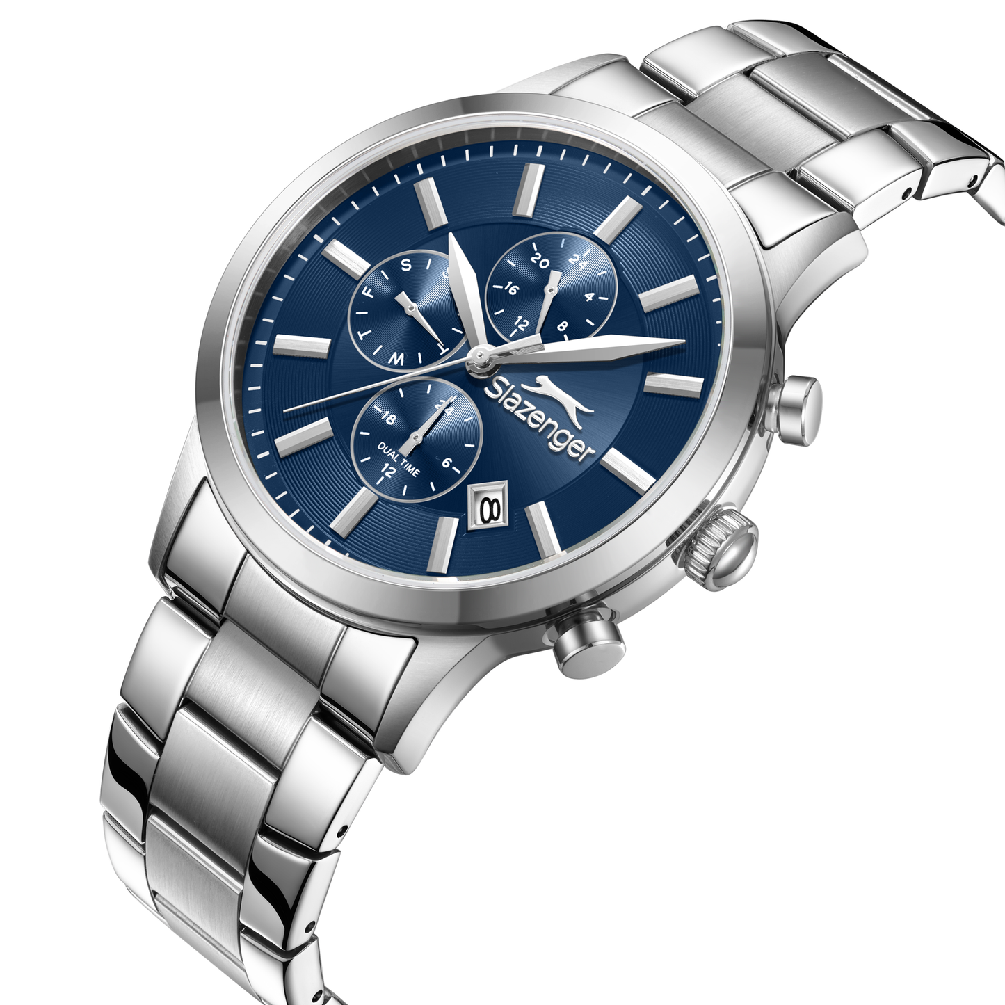 Slazenger Men's Stainless Steel Dark Blue Watch SL.9.2264.2.09