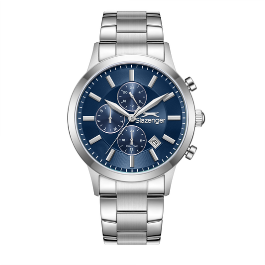 Slazenger Men's Stainless Steel Dark Blue Watch SL.9.2264.2.09