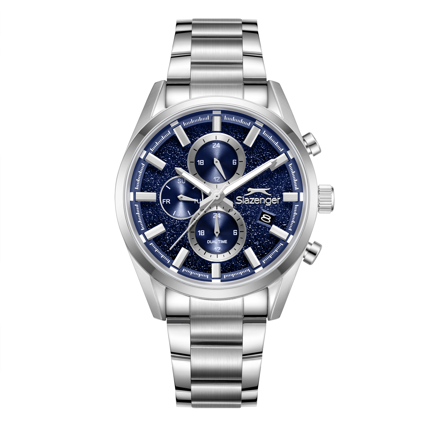 Slazenger Men's Stainless Steel Dark Blue Watch SL.9.2515.2.02