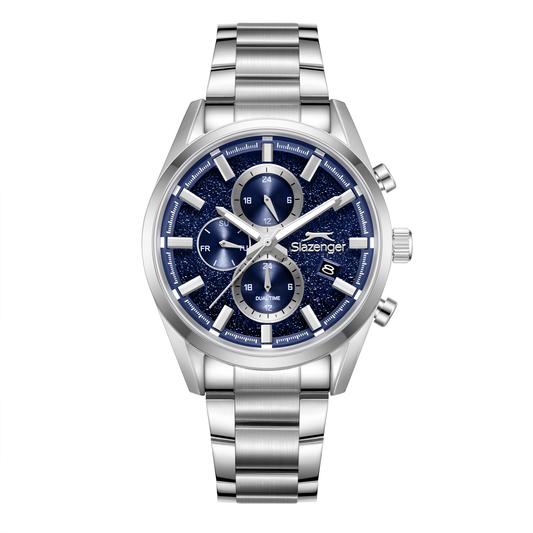 Slazenger Men's Stainless Steel Dark Blue Watch SL.9.2515.2.02