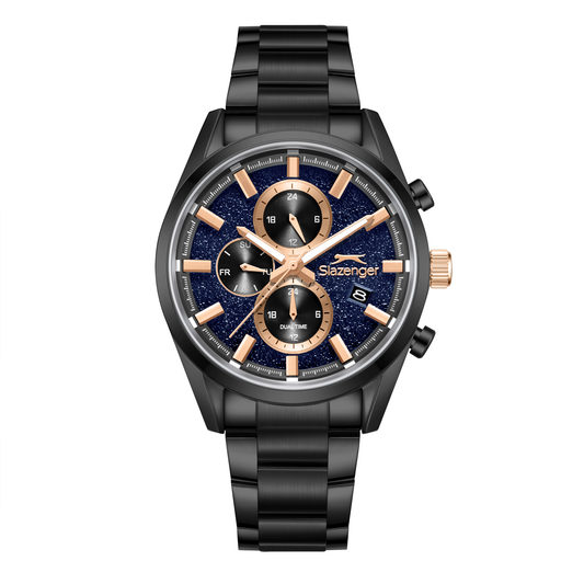 Slazenger Men's Stainless Steel Dark Blue Watch SL.9.2515.2.06