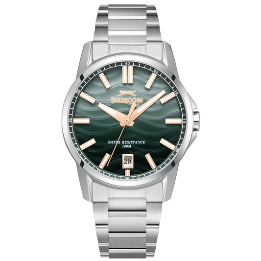 Slazenger Men's Stainless Steel Dark Green Watch SL.9.2623.1.310
