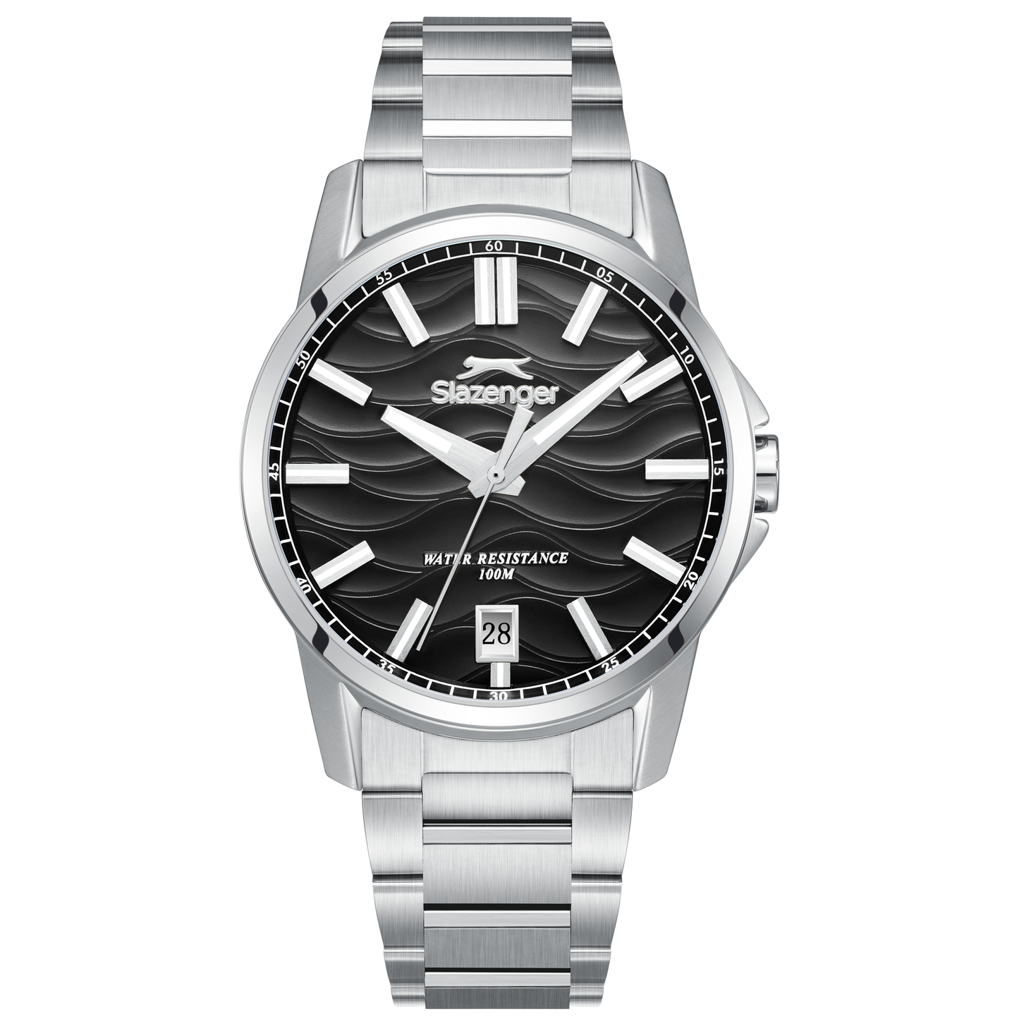 Slazenger Men's Stainless Steel Black Watch SL.9.2623.1.350