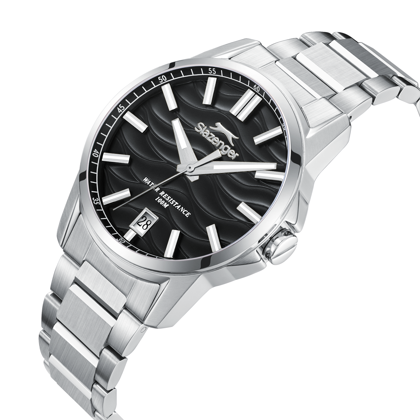 Slazenger Men's Stainless Steel Black Watch SL.9.2623.1.350