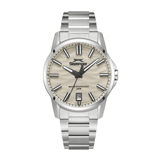 Slazenger Men's Stainless Steel Beige Watch SL.9.2623.1.360