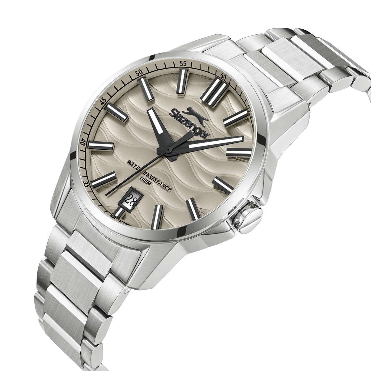 Slazenger Men's Stainless Steel Beige Watch SL.9.2623.1.360