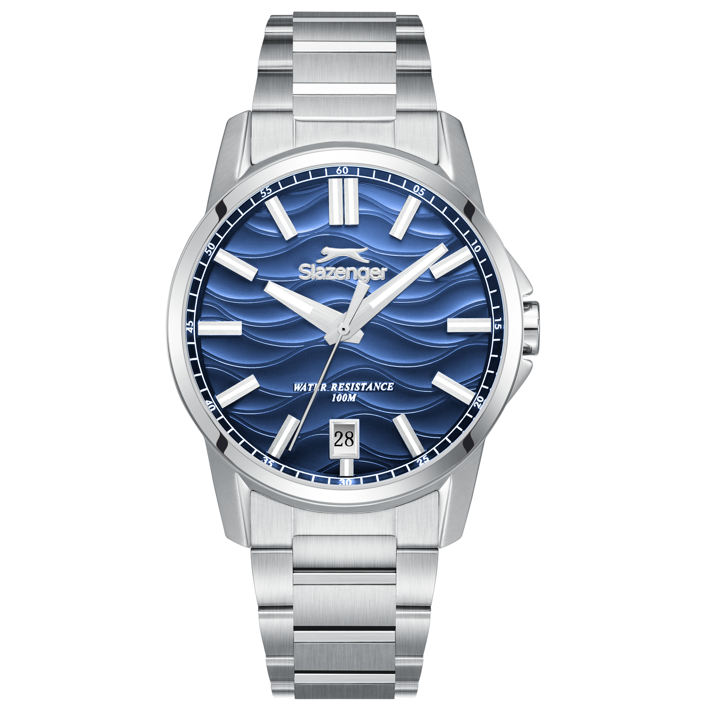 Slazenger Men's Stainless Steel Dark Blue Watch SL.9.2623.1.390