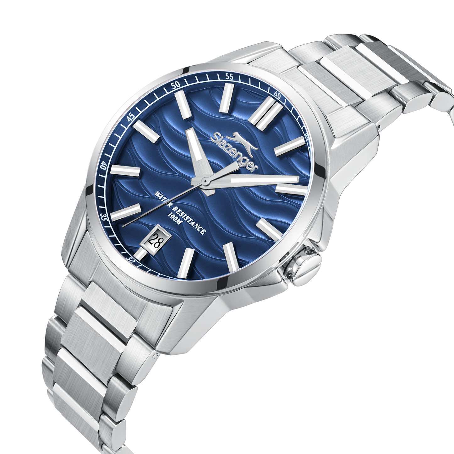 Slazenger Men's Stainless Steel Dark Blue Watch SL.9.2623.1.390