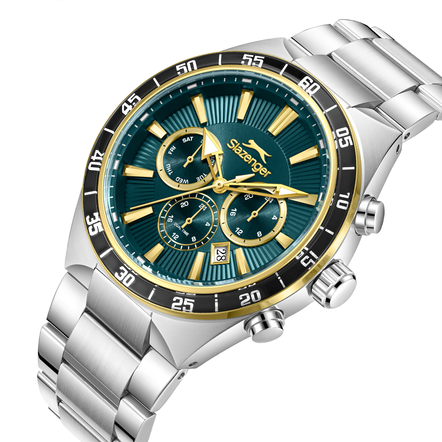 Slazenger Men's Stainless Steel Dark Green Watch SL.9.2624.2.270