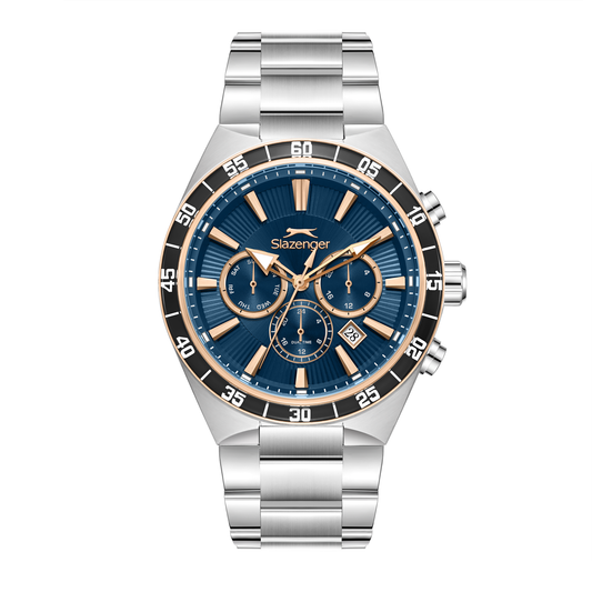 Slazenger Men's Stainless Steel Dark Blue Watch SL.9.2624.2.590