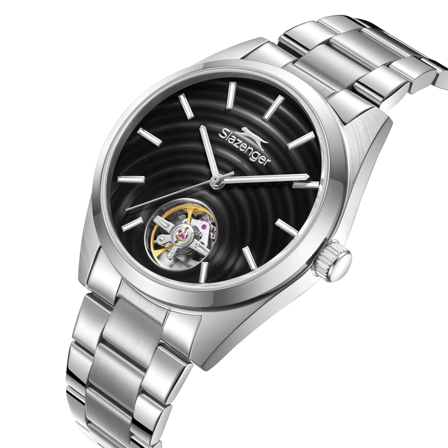 Slazenger Men's Stainless Steel Black Watch SL.9.2625.1.350