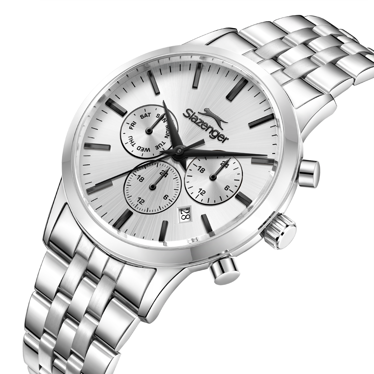 Slazenger Men's Stainless Steel Silver Watch SL.9.2630.2.330