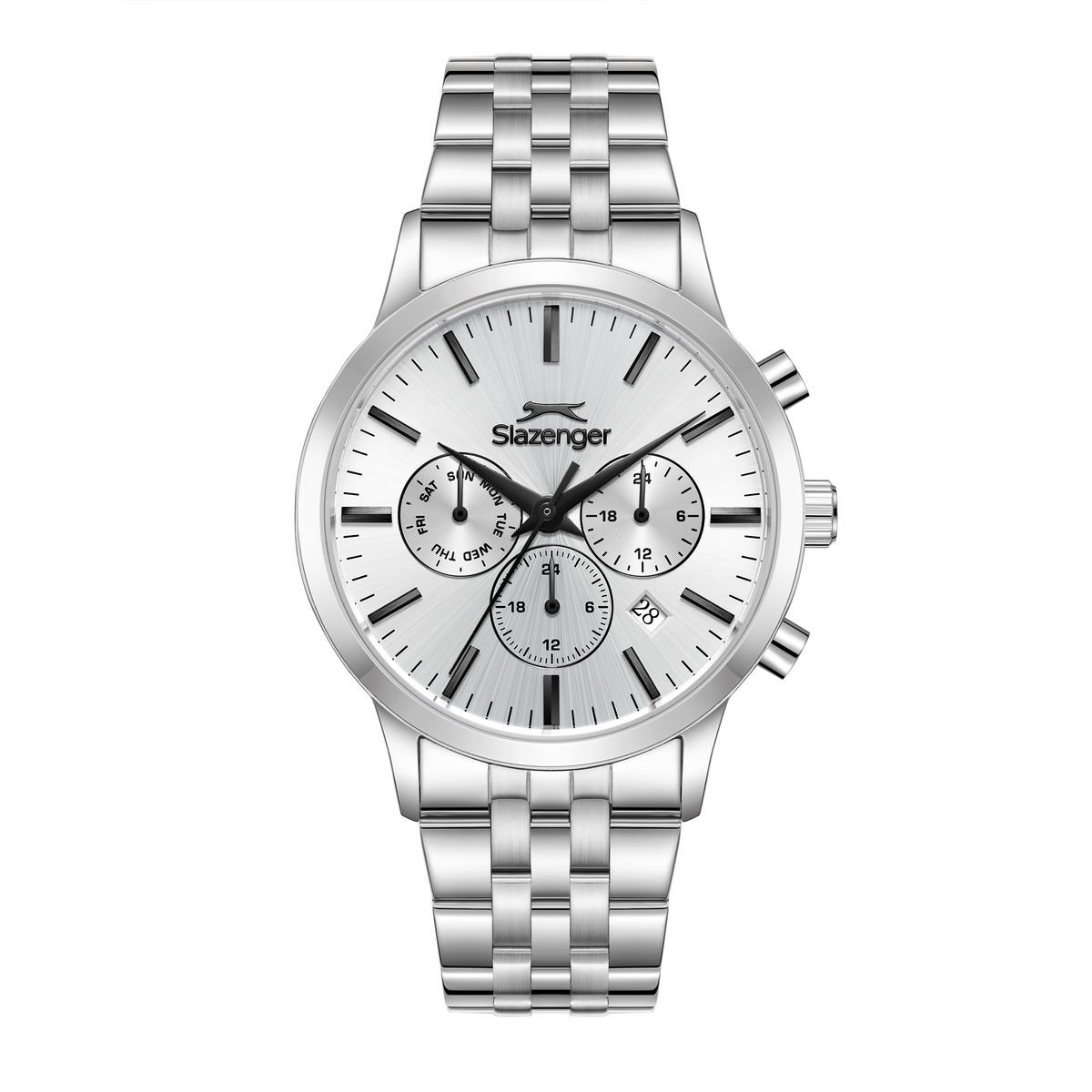 Slazenger Men's Stainless Steel Silver Watch SL.9.2630.2.330