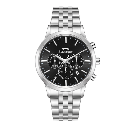 Slazenger Men's Stainless Steel Black Watch SL.9.2630.2.350