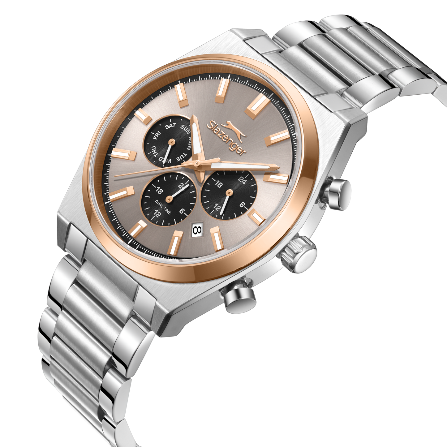 Slazenger Men's Stainless Steel Light Brown Watch SL.9.2631.2.560