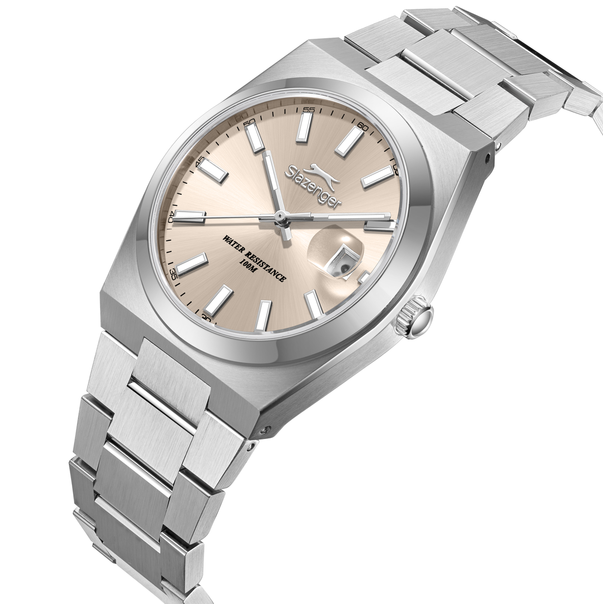 Slazenger Men's Stainless Steel Beige Watch SL.9.2636.1.370