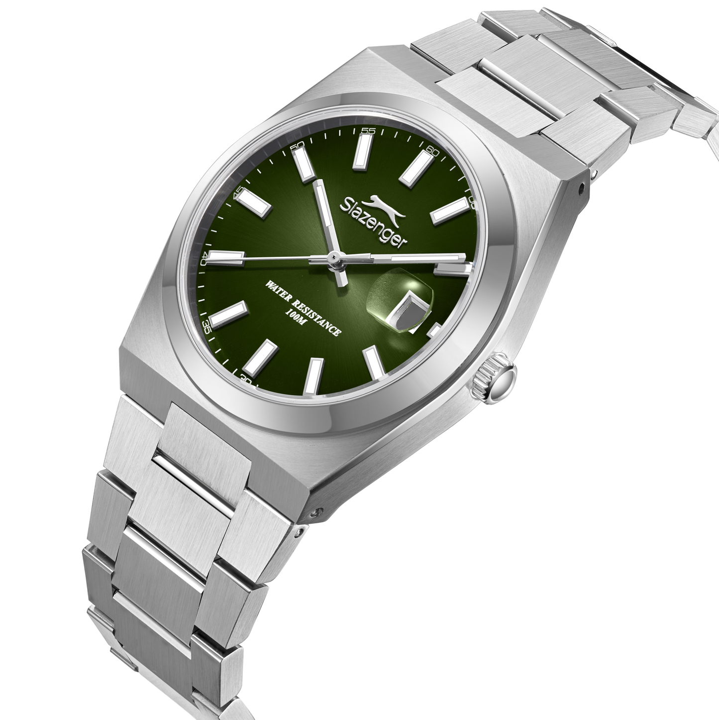 Slazenger Men's Stainless Steel Dark Green Watch SL.9.2636.1.371