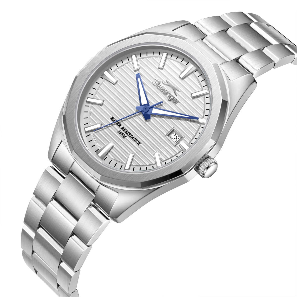 Slazenger Men's Stainless Steel Silver Watch SL.9.2638.1.330