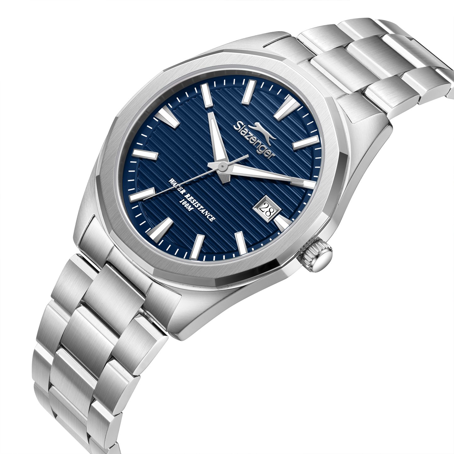 Slazenger Men's Stainless Steel Dark Blue Watch SL.9.2638.1.390