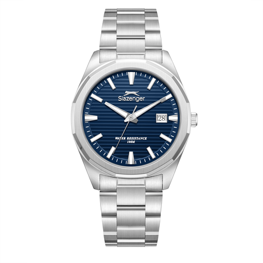 Slazenger Men's Stainless Steel Dark Blue Watch SL.9.2638.1.390