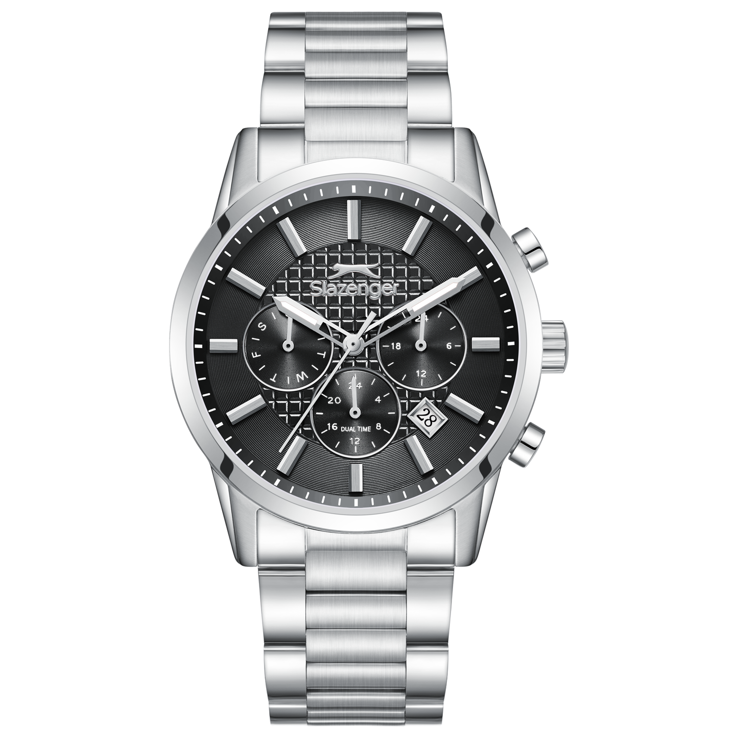 Slazenger Men's Stainless Steel Black Watch SL.9.2648.2.350