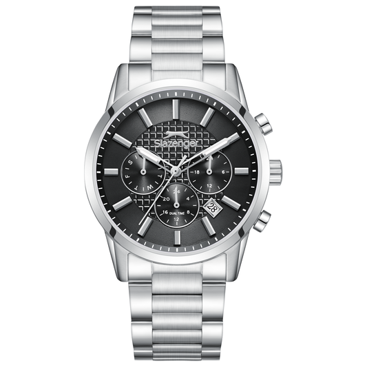 Slazenger Men's Stainless Steel Black Watch SL.9.2648.2.350