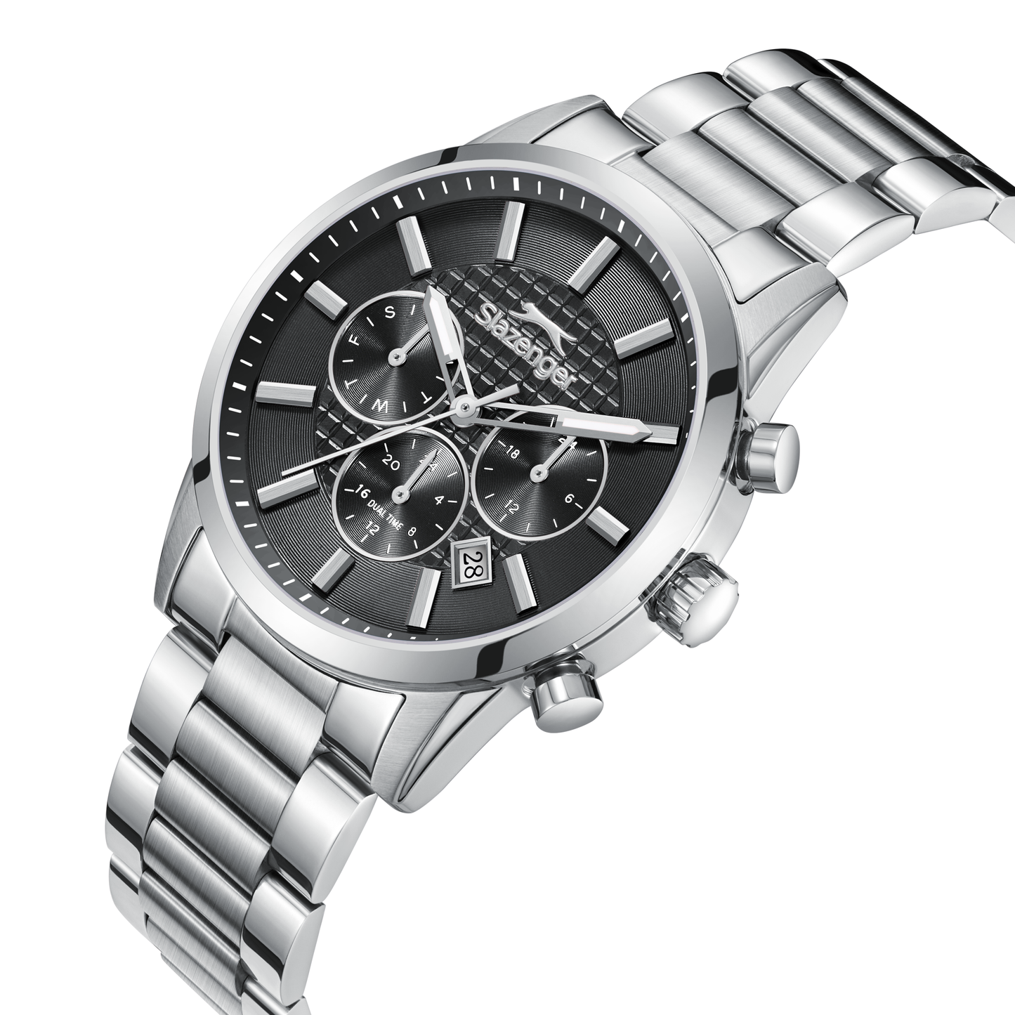 Slazenger Men's Stainless Steel Black Watch SL.9.2648.2.350