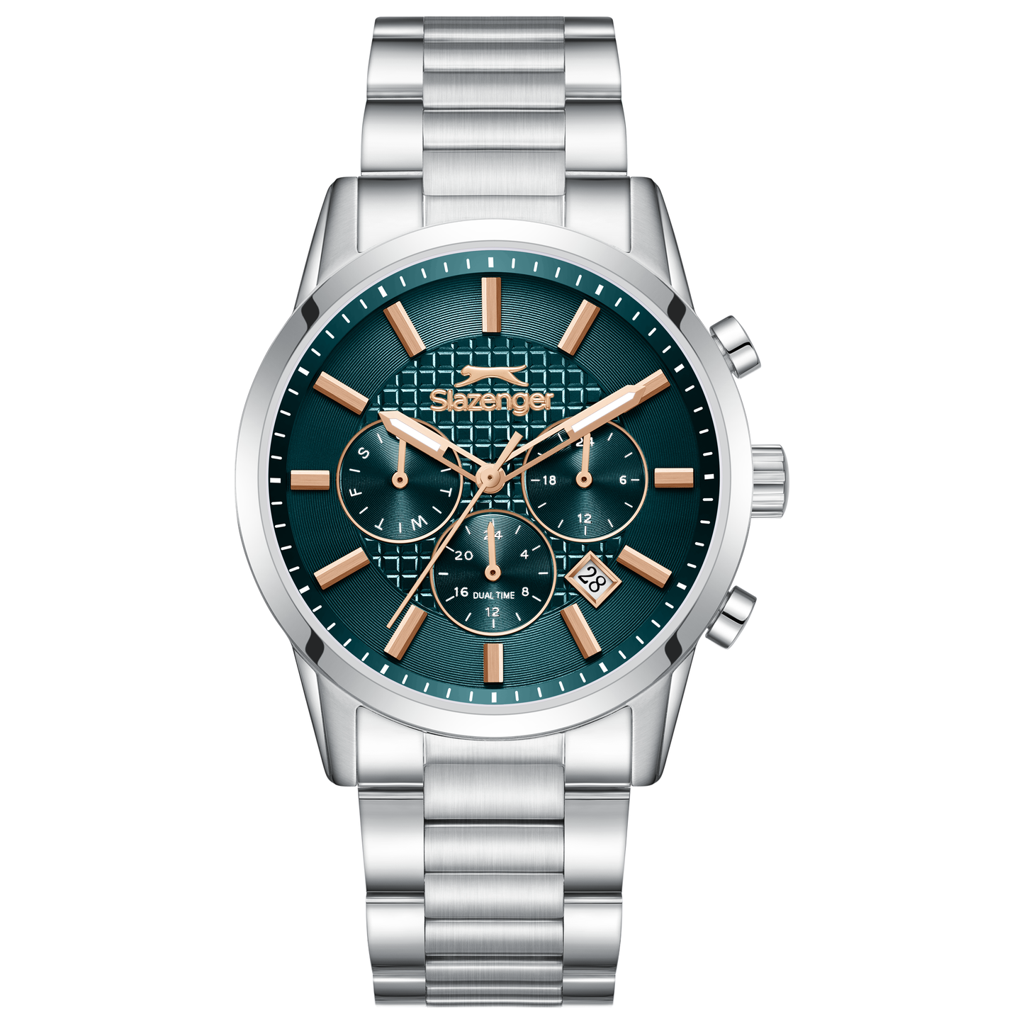 Slazenger Men's Stainless Steel Dark Green Watch SL.9.2648.2.370