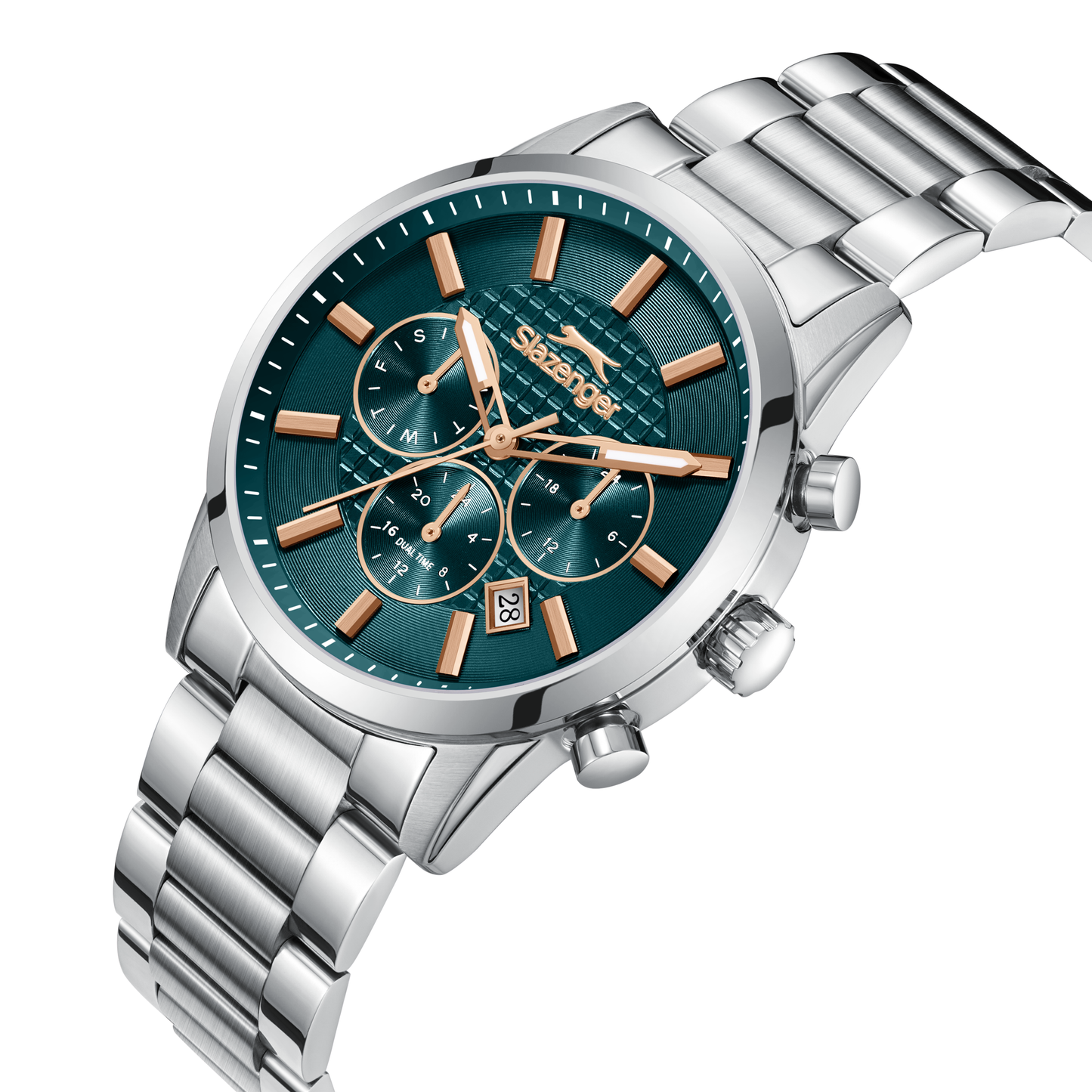 Slazenger Men's Stainless Steel Dark Green Watch SL.9.2648.2.370