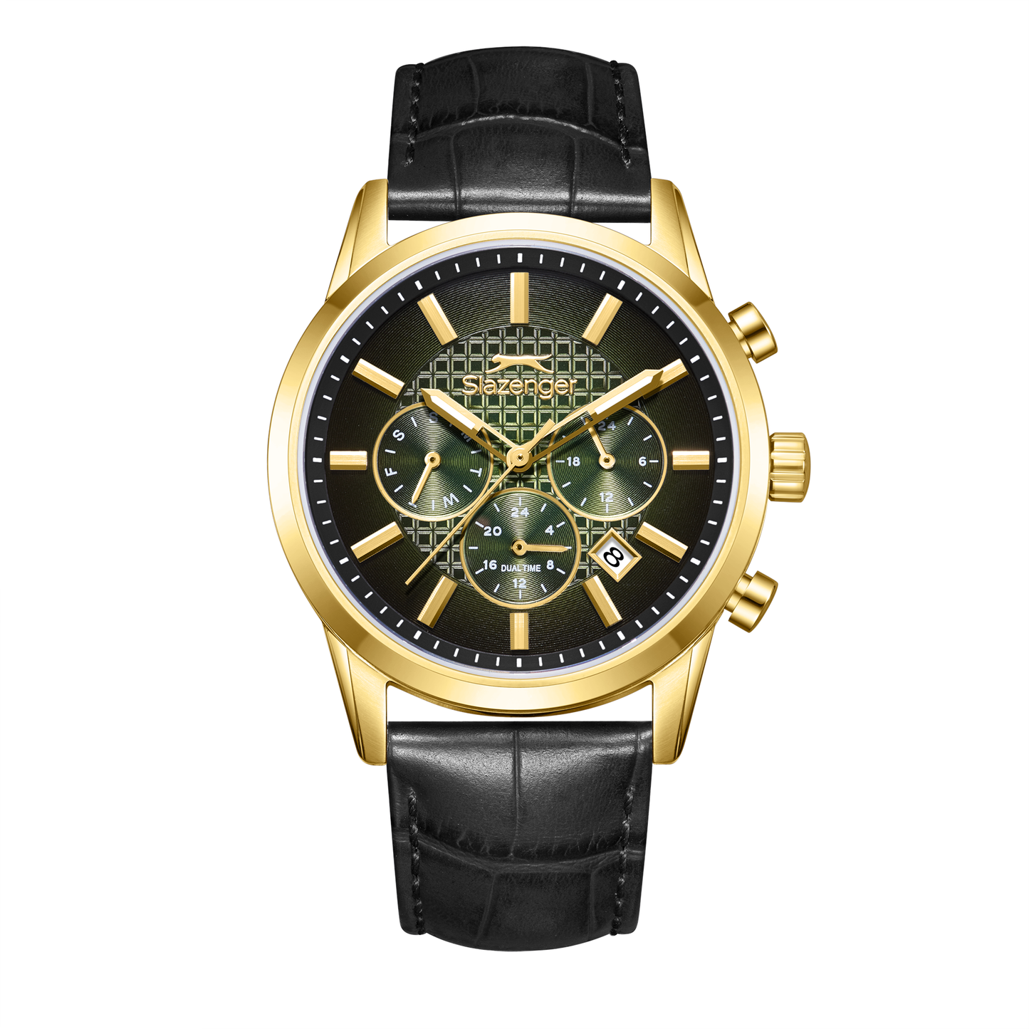 Slazenger Men's Stainless Steel Dark Green Watch SL.9.2649.2.171
