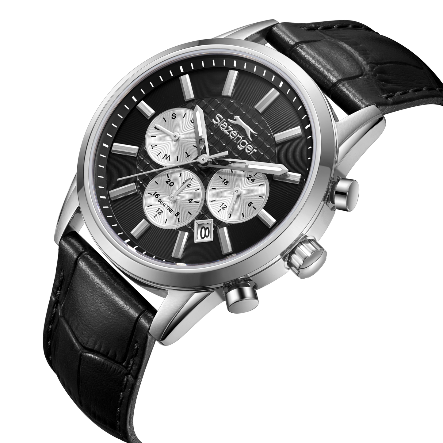 Slazenger Men's Stainless Steel Black Watch SL.9.2649.2.351