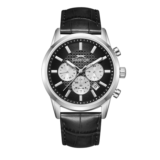 Slazenger Men's Stainless Steel Black Watch SL.9.2649.2.351