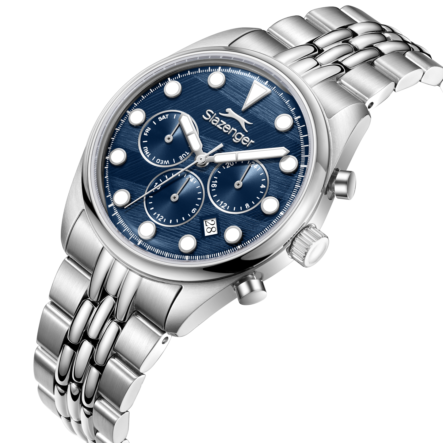 Slazenger Men's Stainless Steel Dark Blue Watch SL.9.2652.2.390