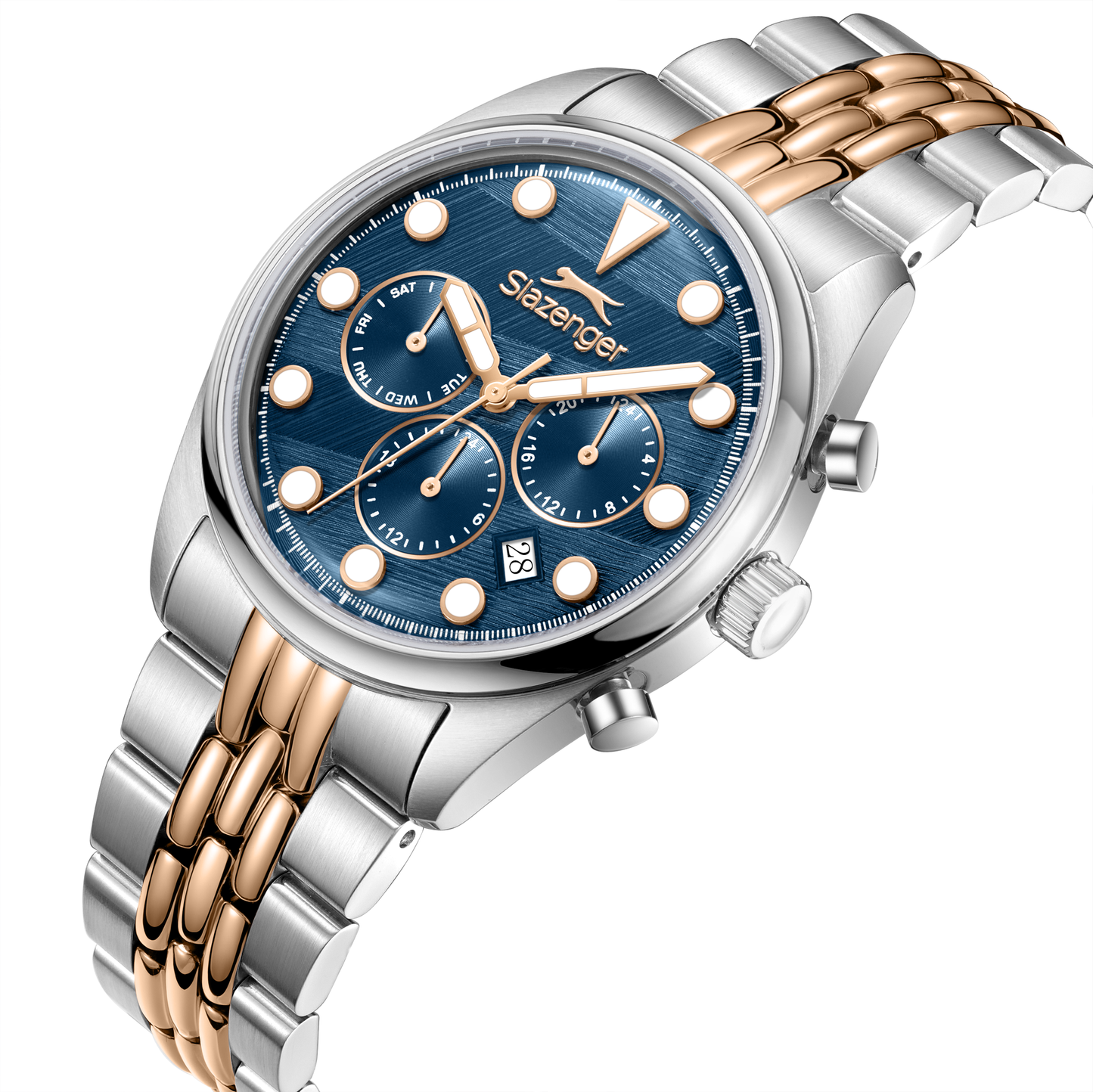 Slazenger Men's Stainless Steel Dark Blue Watch SL.9.2652.2.590