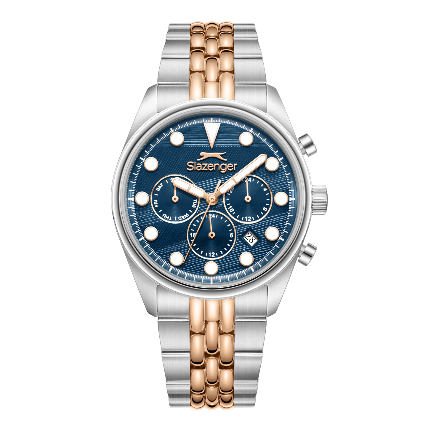 Slazenger Men's Stainless Steel Dark Blue Watch SL.9.2652.2.590