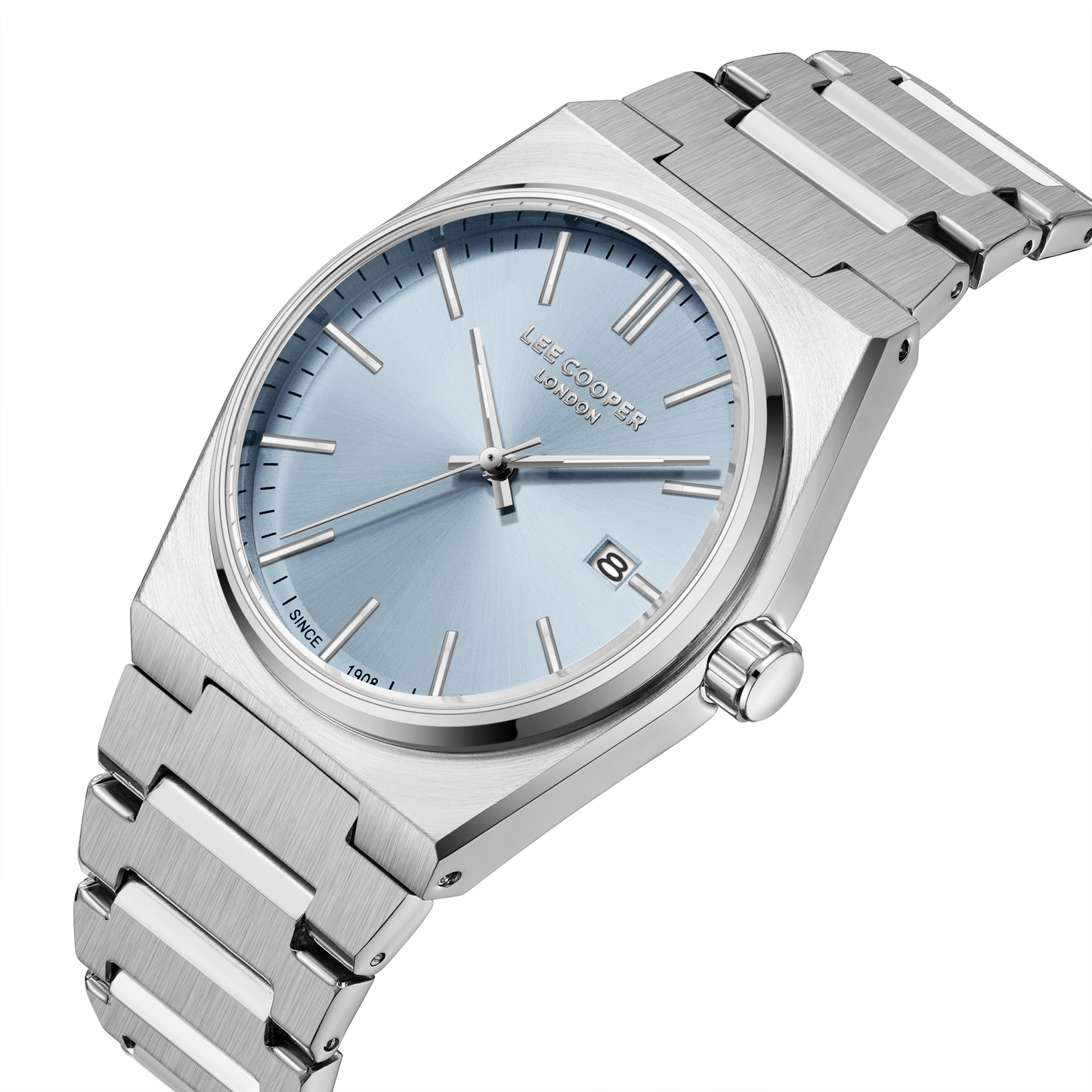Lee Cooper Men's Super Metal Silver Watch LC08196.301