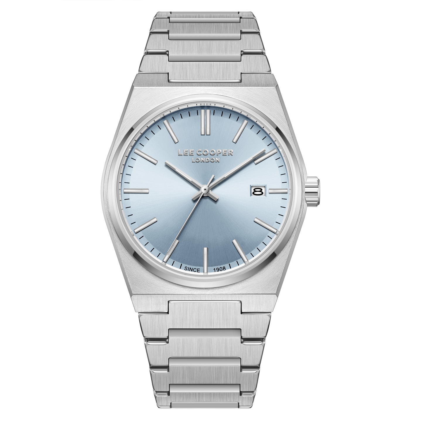 Lee Cooper Men's Super Metal Silver Watch LC08196.301