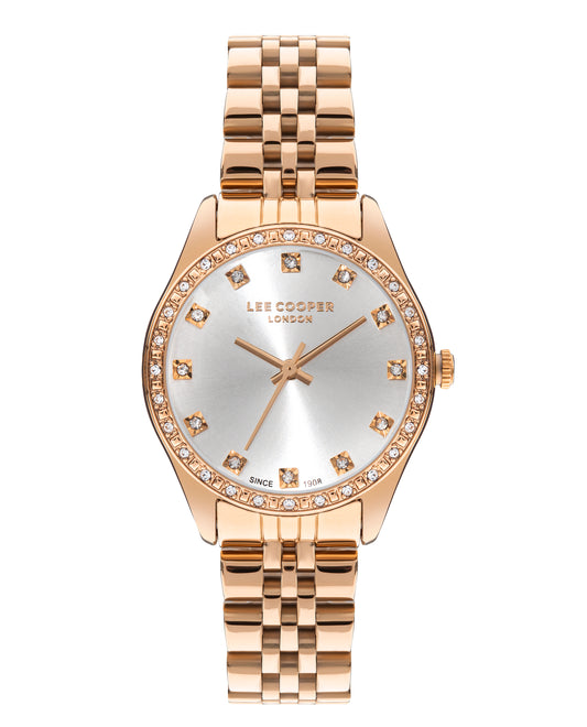 Lee Cooper LC07818.430 Women's Super Metal Rose Gold Watch