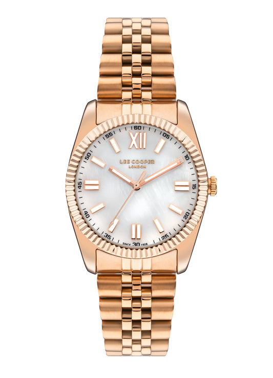 Lee Cooper - LC07824.420 - Women's Super Metal Rose Gold Watch