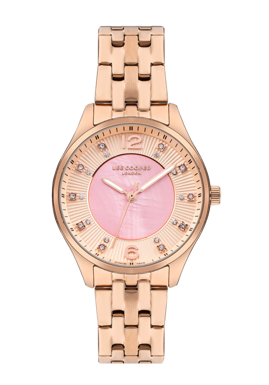 Lee Cooper - LC07832.410 - Women's Super Metal Rose Gold Watch