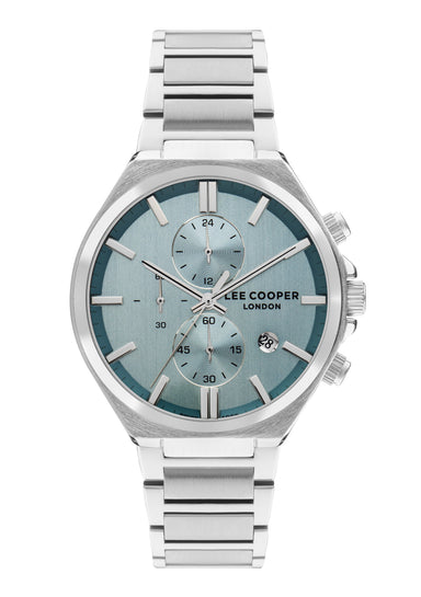 Lee Cooper - LC07835.370 - Men's Super Metal Silver Multifunction