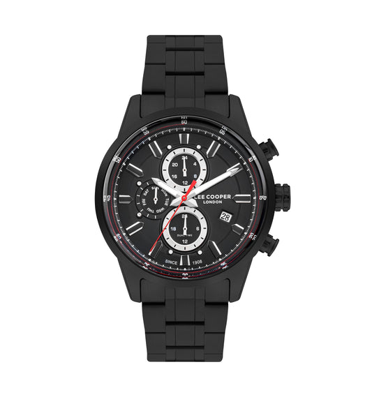 Lee Cooper - LC07836.650 - Men's Super Black Multifunction Watch